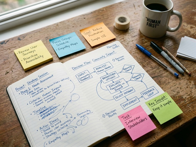 Decision mapping on desk