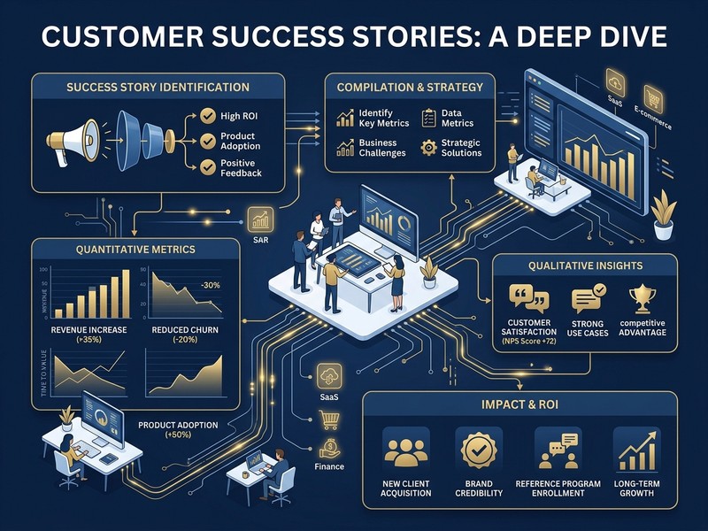 Customer Success Stories: A Deep Dive for Tuesday visualization
