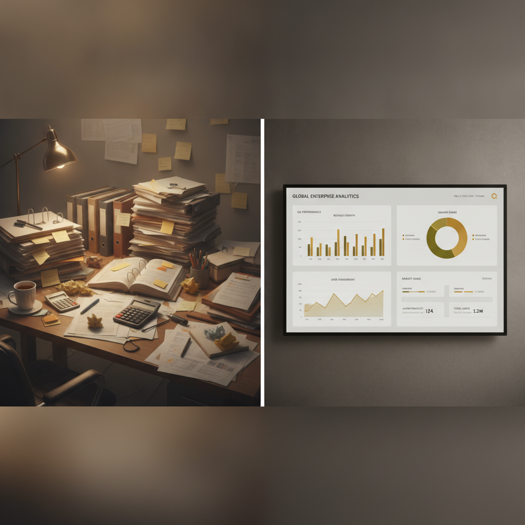 Transformation from manual work to automated systems
