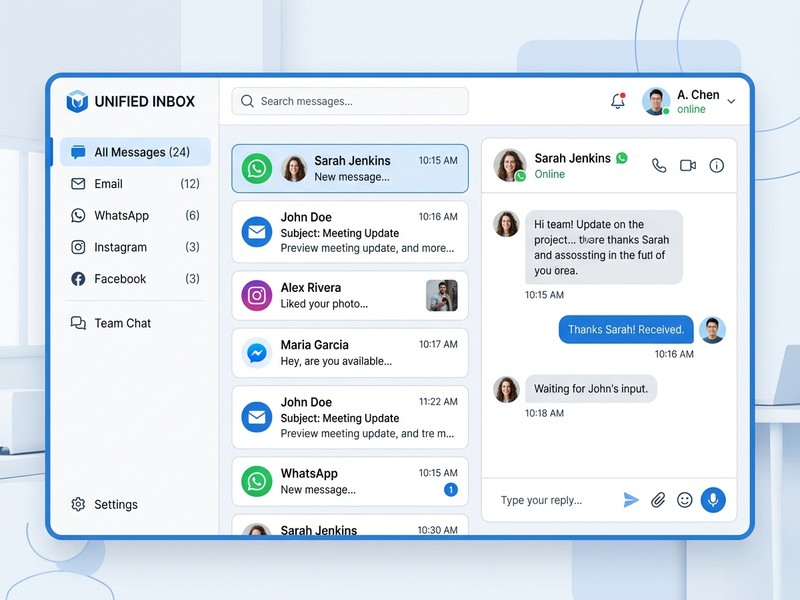 Unified Inbox Dashboard