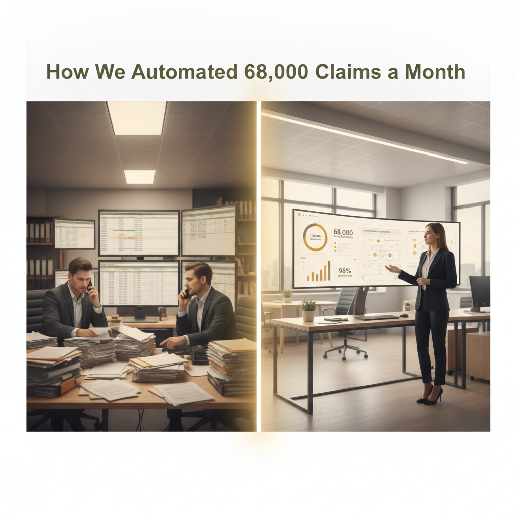 Zero-Touch Claims Processing: How We Automated 68,000 Claims a Month