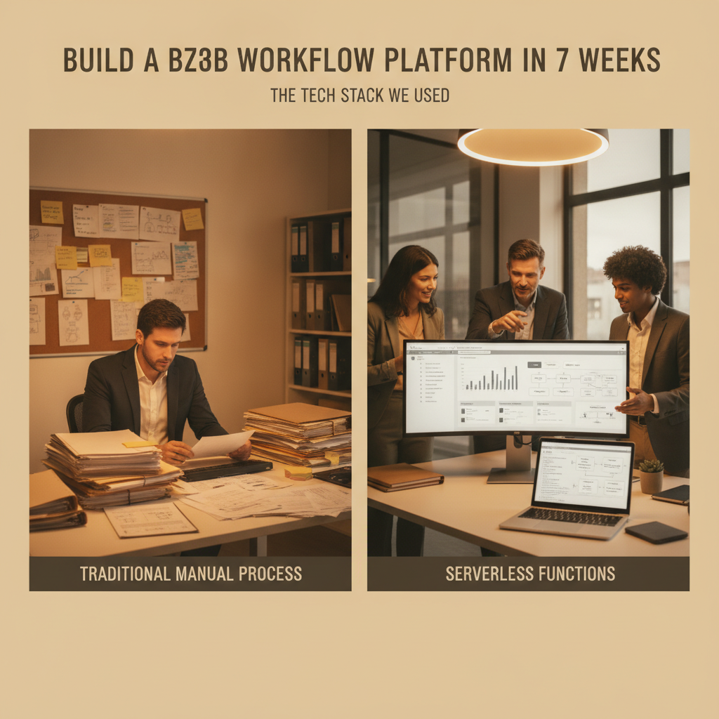 Build a B2B Workflow Platform in 7 Weeks: The Tech Stack We Used