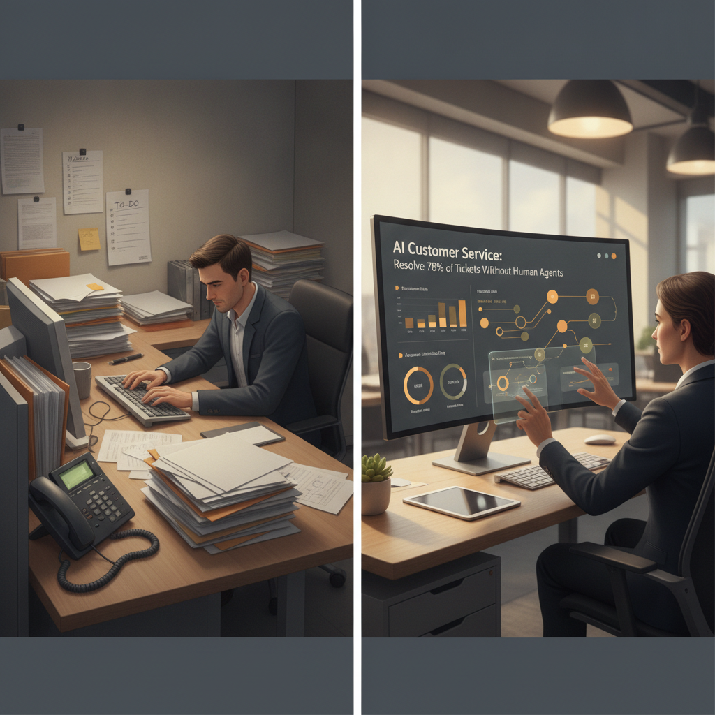 AI Customer Service: Resolve 78% of Tickets Without Human Agents