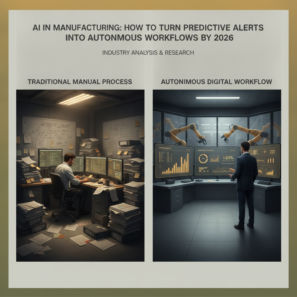 AI in Manufacturing: How to Turn Predictive Alerts into Autonomous Workflows by 2026