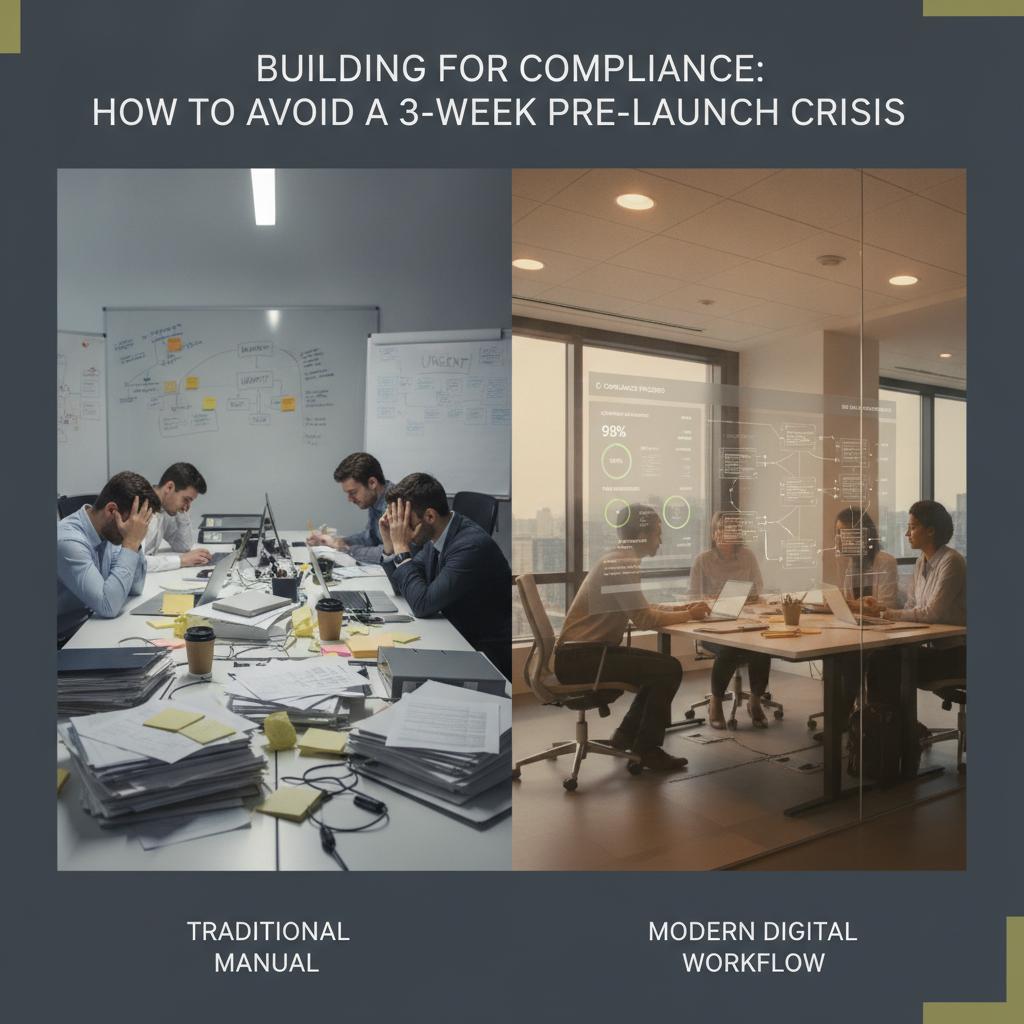 Building for Compliance: How to Avoid a 3-Week Pre-Launch Crisis