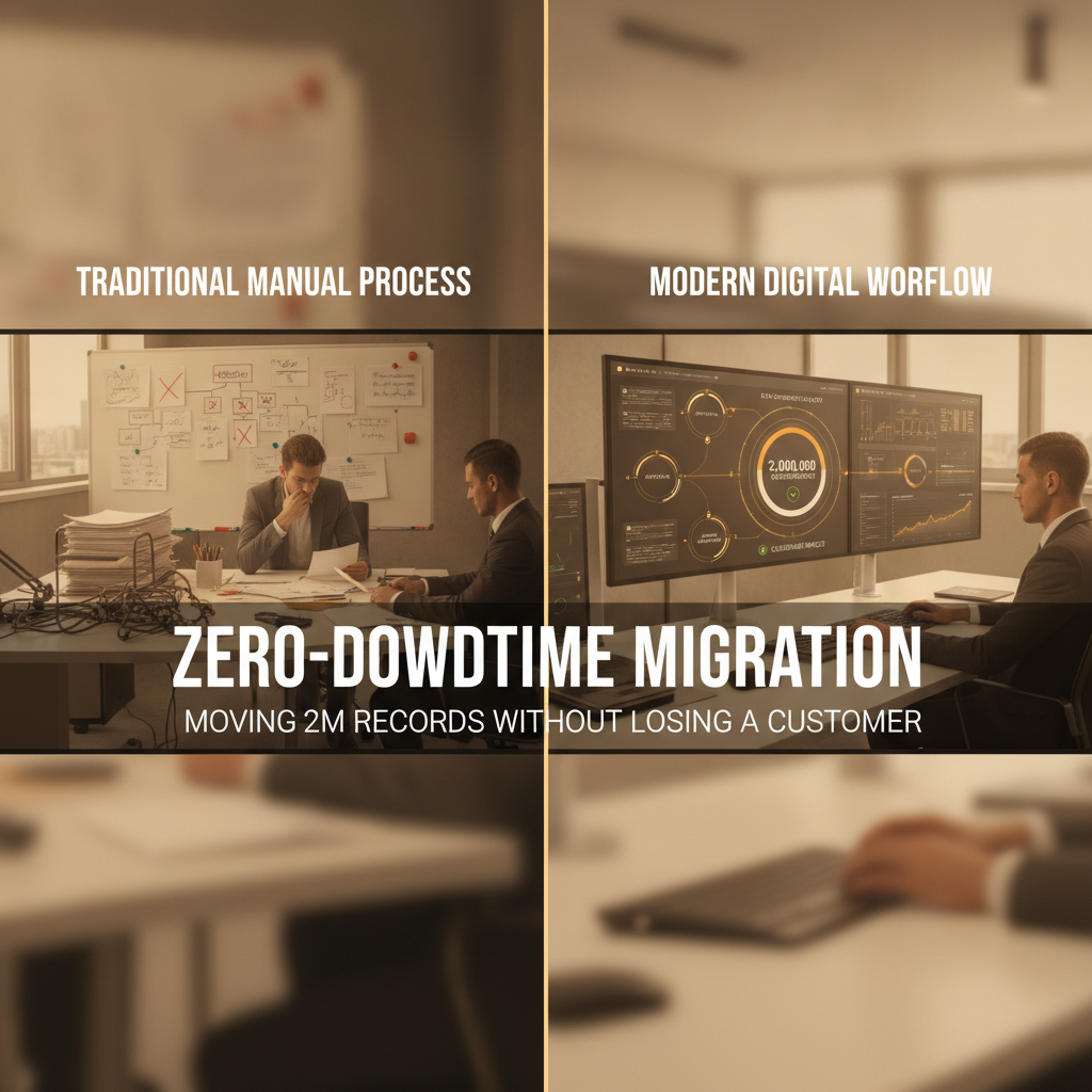 Zero-Downtime Migration: Moving 2M Records Without Losing a Customer