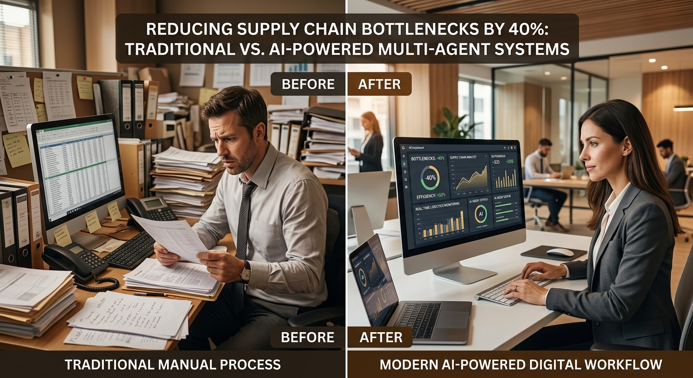 How Multi-Agent AI Systems Reduce Supply Chain Bottlenecks by 40%